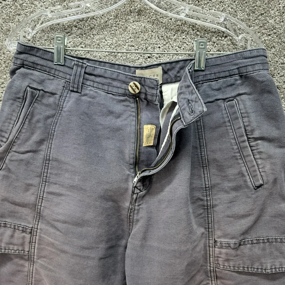Jachs NY Mens Cargo Shorts Charcoal Grey Size 34 Cotton Utility Workwear‎ Shorts